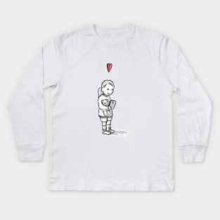 Quaratine Friends Kids Long Sleeve T-Shirt